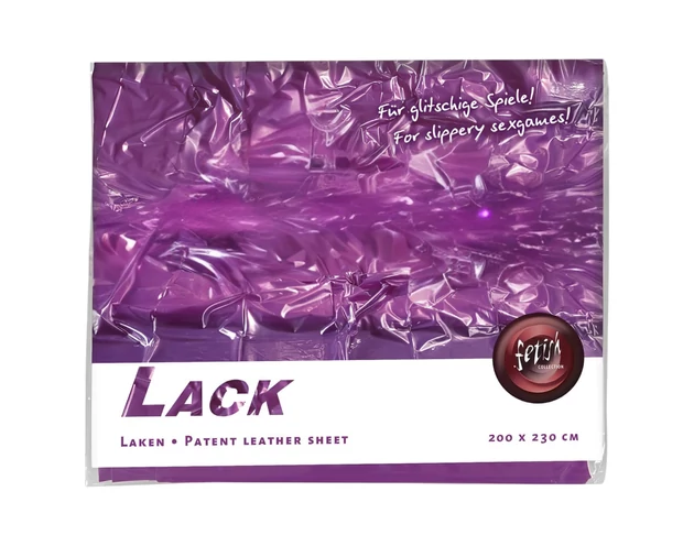 Lakk lepedő - 200x220cm (lila)