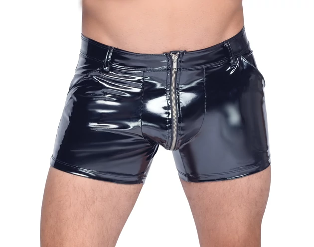 Black Level - oldalzsebes férfi lakk short (fekete)