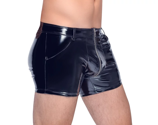 Black Level - oldalzsebes férfi lakk short (fekete)