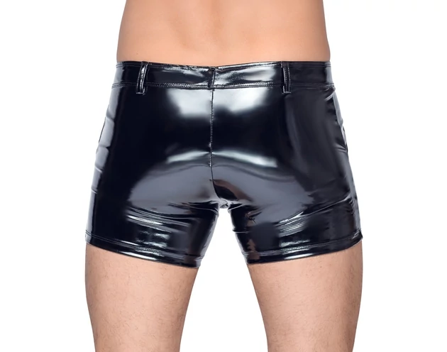 Black Level - oldalzsebes férfi lakk short (fekete)