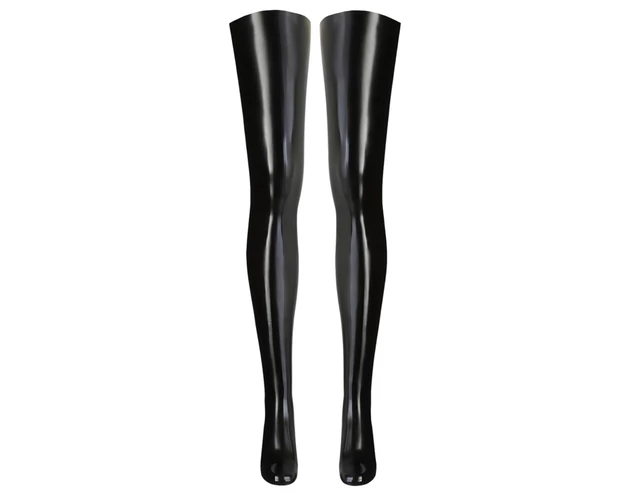 LATEX - női harisnya (fekete)