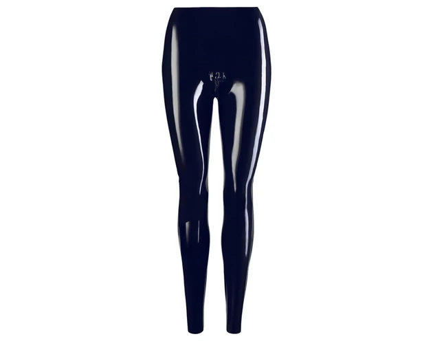 LATEX - cipzáras leggings (fekete)