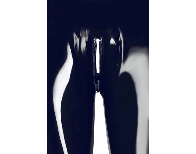 LATEX - cipzáras leggings (fekete)