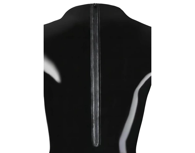 LATEX - hosszúujjú női body (fekete)