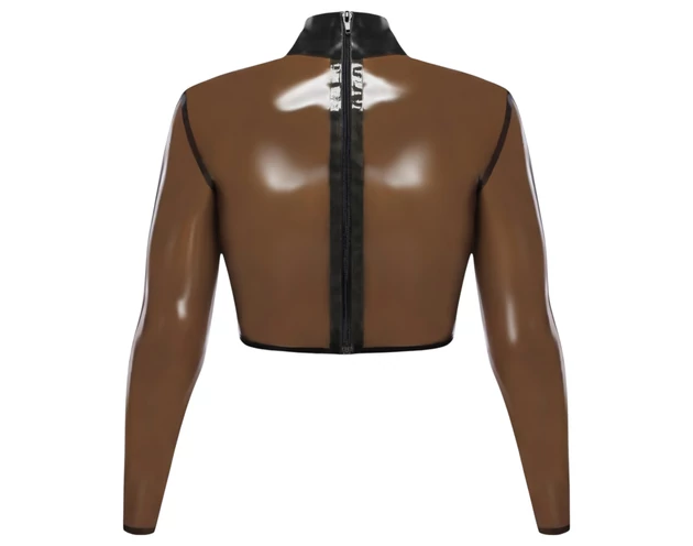 LATEX - áttetsző latex felső (áttetsző-fekete)