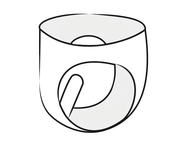 LATEX - női bugyi hüvelyóvszerrel (fekete)