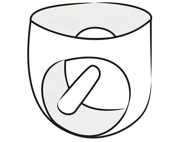 LATEX - férfi alsó belső péniszes anál dildóval (fekete)