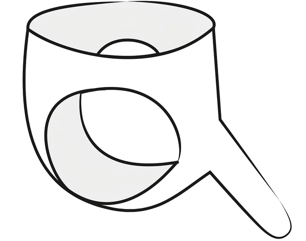 LATEX - alsó külső dildóval - fekete (S-L)