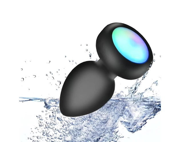 Mrow - világító, rádiós anál vibrátor (fekete)