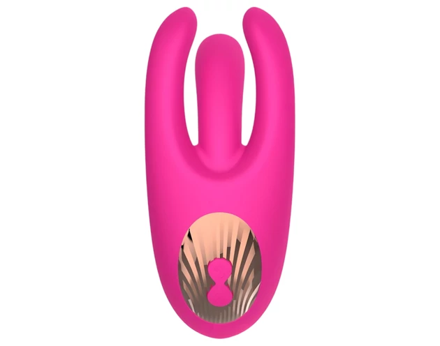 Mrow - akkus, 3 ágú csiklóizgató vibrátor (pink)