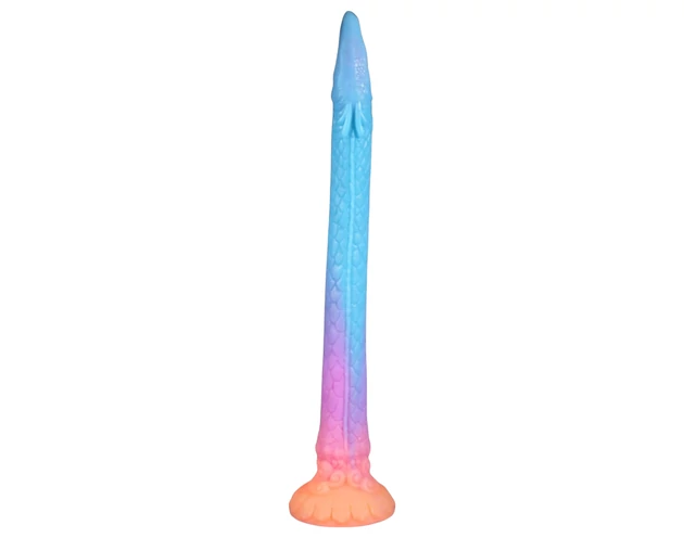 OgazR XXL Eel - foszforeszkáló anál dildó - 47 cm (pink)