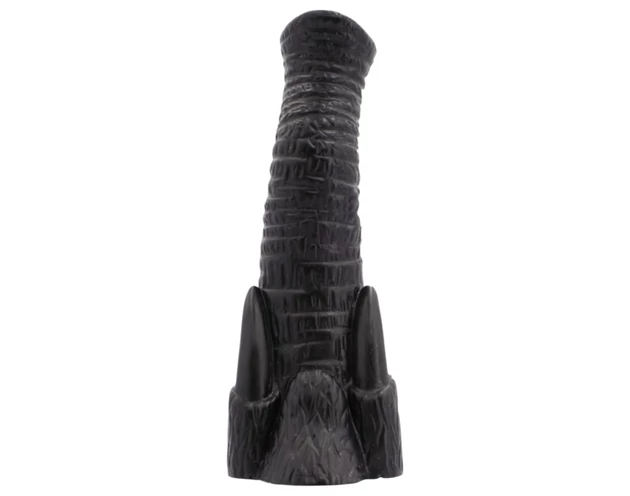 AnimHole Djumbo - elefánt ormány dildó - 18cm (fekete)