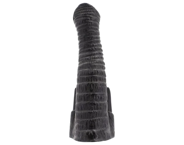 AnimHole Djumbo - elefánt ormány dildó - 18cm (fekete)