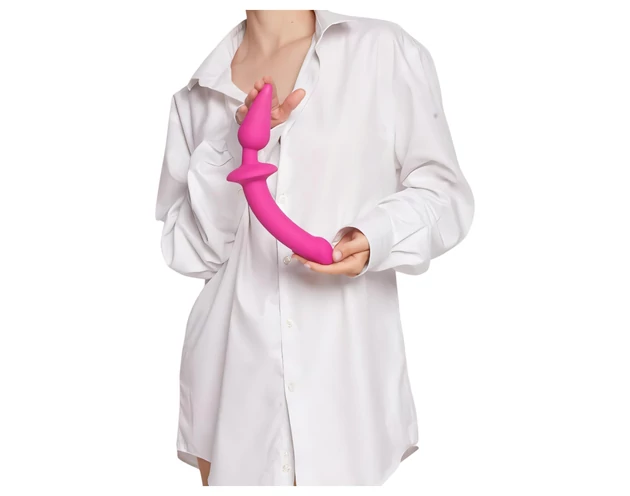 Strap-on-me Swith Semi-Realistic S - 2in1 szilikon dildó (pink)