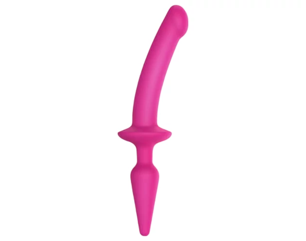 Strap-on-me Swith Semi-Realistic S - 2in1 szilikon dildó (pink)