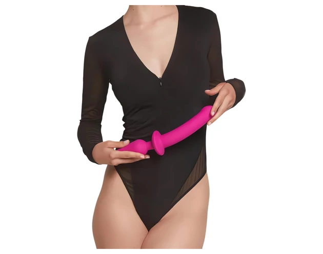 Strap-on-me Swith Semi-Realistic L - 2in1 szilikon dildó (pink)