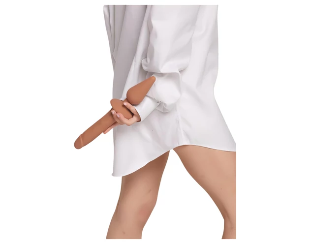 Strap-on-me Swith Realistic XXL - 2in1 szilikon dildó (natúr)
