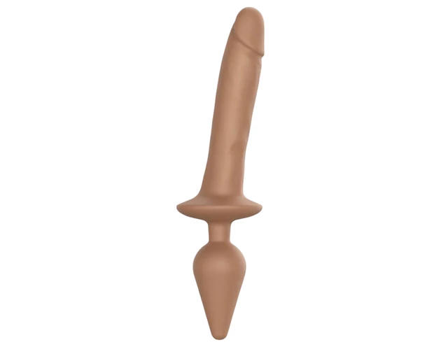 Strap-on-me Swith Realistic XXL - 2in1 szilikon dildó (natúr)