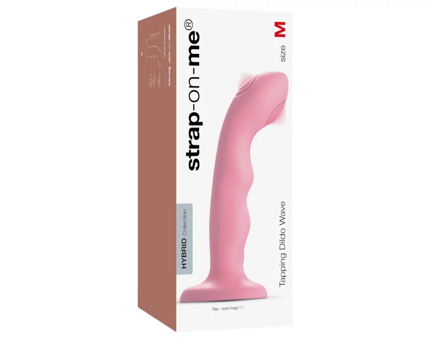 Strap-on-me M - vízálló, pulzáló G-pont vibrátor (pink)