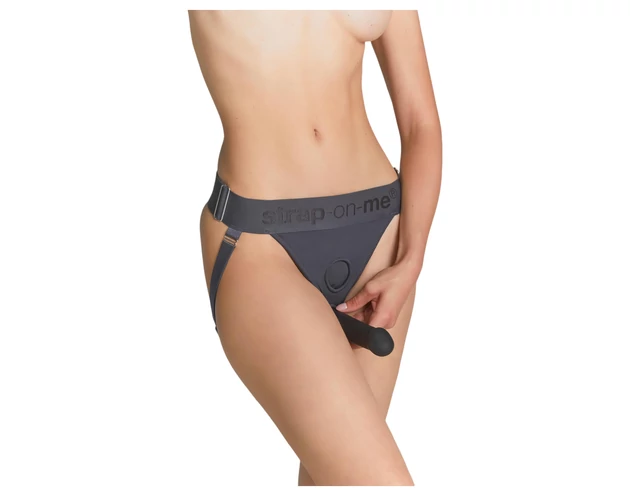 Strap-on-me - alsó felcsatolható dildóhoz - XS-XXL (szürke)