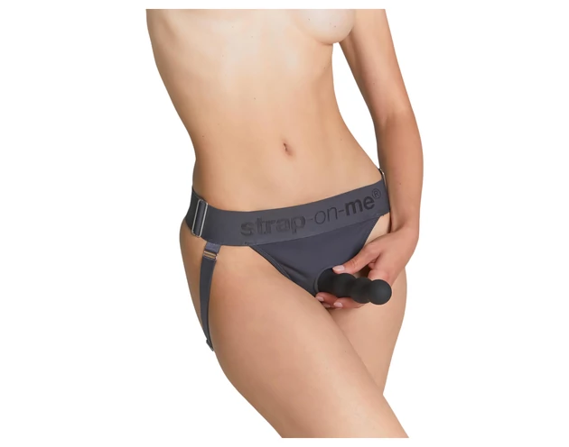 Strap-on-me - alsó felcsatolható dildóhoz - XS-XXL (szürke)
