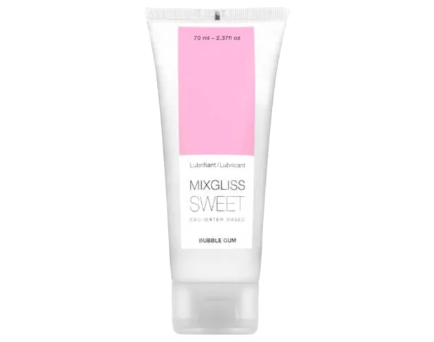 Mixgliss Sweet Bubble Gum - vízbázisú síkosító - rágó (70ml)