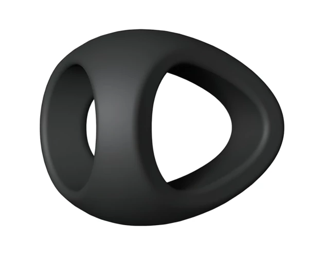 Love to Love Flux - szilikon péniszgyűrű (fekete)