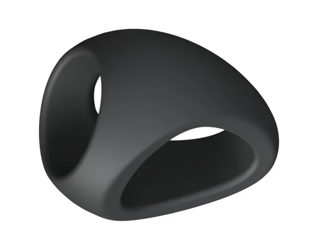 Love to Love Flux - szilikon péniszgyűrű (fekete)