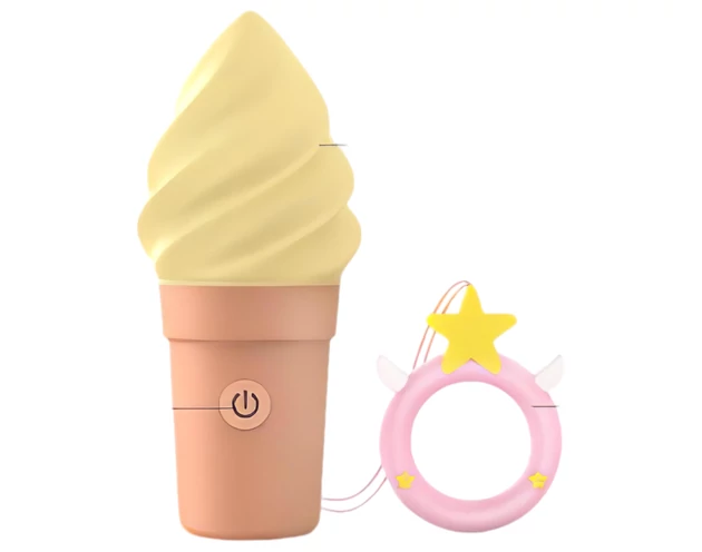 Love to Love Cand Ice - akkus csikló vibrátor (vanília)