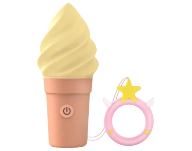 Love to Love Cand Ice - akkus csikló vibrátor (vanília)