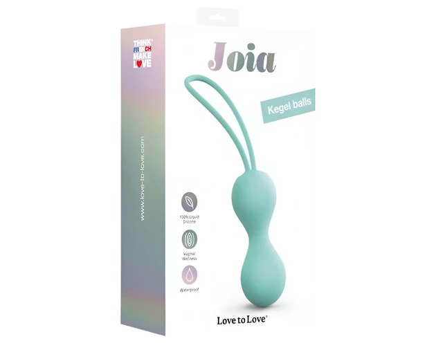 Love to Love Joia - szilikon gésagolyó duó (menta)