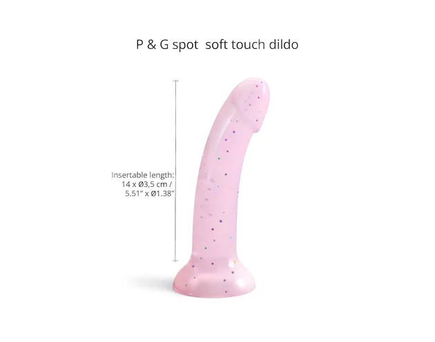 Dildolls Starlight - tapadókorongos, csillagos dildó (pink)