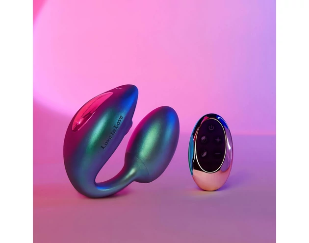 Wonderlover - csiklóizgató G-pont vibrátor (metál zöld)