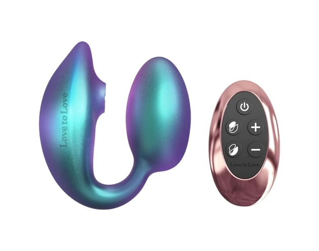 Wonderlover - csiklóizgató G-pont vibrátor (metál zöld)