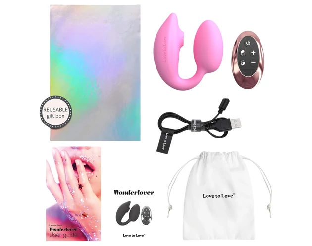 Love to Love Wonderlover - csiklóizgató G-pont vibrátor (pink)