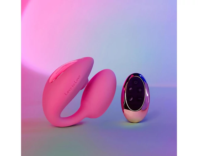 Love to Love Wonderlover - csiklóizgató G-pont vibrátor (pink)