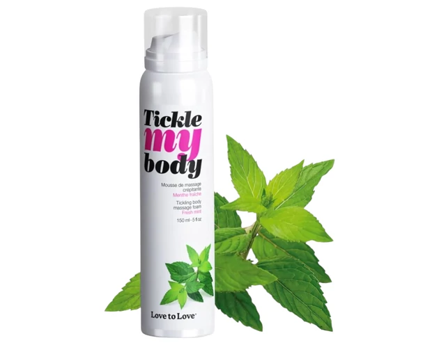 Tickle my body - masszázs hab - menta (150ml)