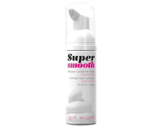 Love to Love Super Smooth - vízbázisú síkosító hab (50ml)