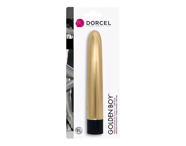 Dorcel Golden Boy - klasszikus rúd vibrátor (arany)