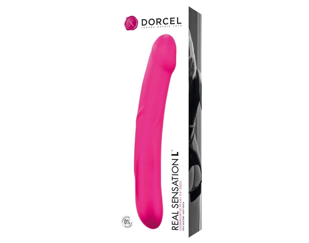Dorcel Real Sensation L - szilikon dildó (pink)