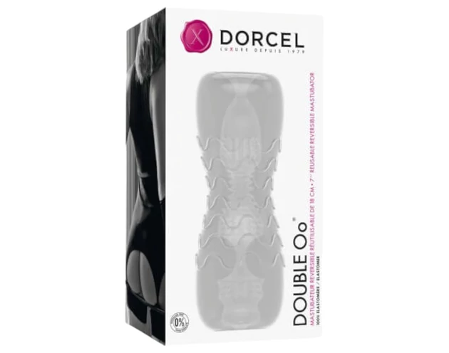 Dorcel Double Oo - férfi maszturbátor (átlátszó)