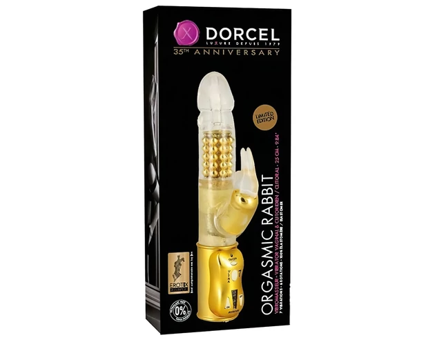Dorcel Orgasmic Rabbit - csiklókaros vibrátor (arany)