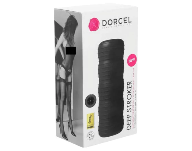 Dorcel Deep Stroker - férfi maszturbátor (fekete)
