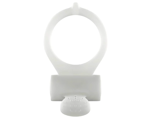Dorcel - foszforeszkáló vibrációs péniszgyűrű (fehér)