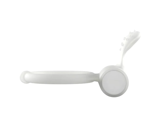 Dorcel - foszforeszkáló vibrációs péniszgyűrű (fehér)