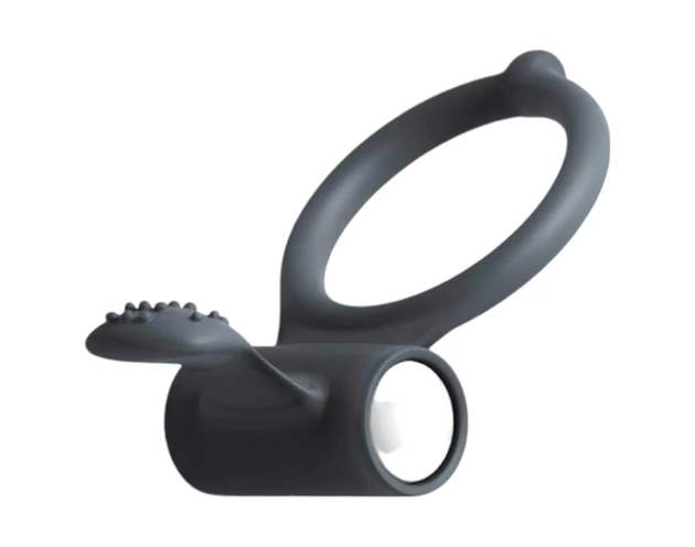 Dorcel Power Clit - vibrációs péniszgyűrű (fekete)