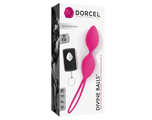 Dorcel Divine Balls - vibrációs gésagolyó (pink)