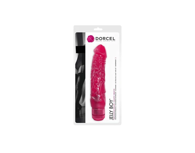 Dorcel Jelly Boy - zselés, élethű vibrátor (pink)