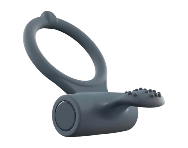 Dorcel Power Clit Plus - akkus, vibrációs péniszgyűrű (fekete)