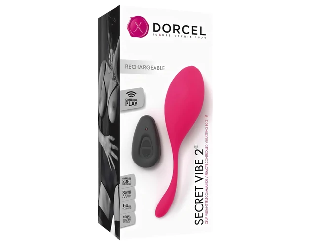 Dorcel Secret Vibe 2 - vibrációs tojás (pink)